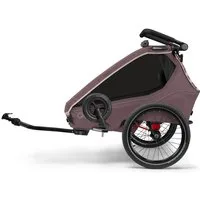 Qeridoo Fahrradkinderanhänger Kidgoo1 (2 Kinder), ab 6 Monate-ca. 5 Jahre, zwei Kinder, Fahrradanhänger, Buggy, Jogger