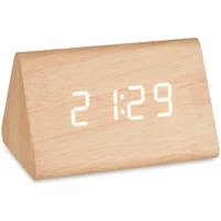 Giftdecor Uhr Digitaler Wecker aus MDF