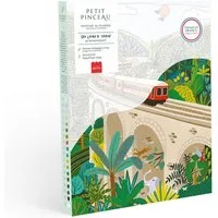 La Petite Epicerie Malen nach Zahlen Set Kinder & Erwachsene Kreatives Malen mit Pinsel und Farben