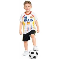 Fashion Boy Fußballtrikot Fußball Fan Set Spanien, Spain, Trikot + Shorts, JS177e (Set)