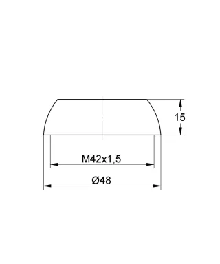 EICHELBERG Abdeckrosette 440420 für EHM mit Kartuschen K35/40mm chrom, 44042026 44042026