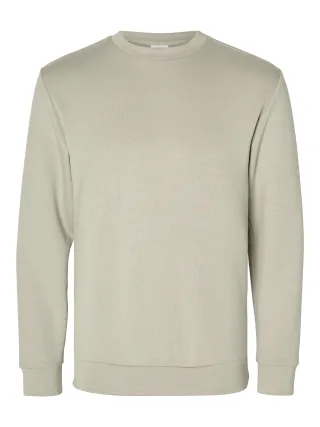SELECTED MEN - SLHEMANUEL SOFT CREW NECK SWEAT NOOS pure cashmere - Gr. - XL