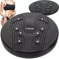 Trizand Fitnessmatte Twister mit Pubs und Mageneten (Spar-Set, 1-St., Massagegefühl), Strukturierte Oberfläche stimuliert Fußrezeptore