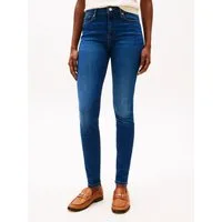 Tommy Hilfiger Skinny-fit-Jeans COMO Skinny RW ACE mit Logo-Badge und knöchellangem Schnitt Baumwollmischung, skinny fit