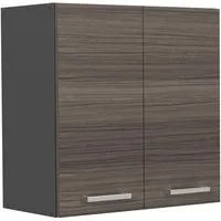Vicco Hängeschrank R-Line, Edelgrau/Anthrazit, 60 cm (1-St)