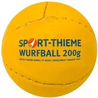 Sport-Thieme Stoßkugel Wurfball Leder 200, Robustes Material – geeignet für das Indoor- und Outdoor-Spiel