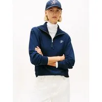 Tommy Hilfiger Sweatshirt TH SCRIPT HALF ZIP TERRY SWTSHRT