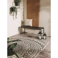 benuta Outdoorteppich Cleo, rechteckig, Höhe: 5 mm, Teppich Wohnzimmer, Schlafzimmer, Esszimmer, Flur, Kunstfaser, Cozy