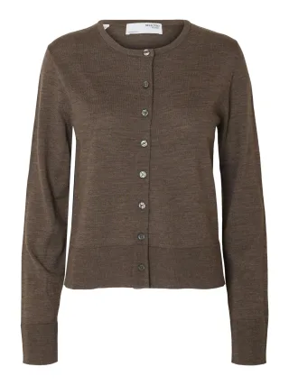SELECTED WOMEN - SLWTHEA LS KNIT MERINO CARDIGAN NOOS - Gr. - L