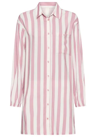 s.Oliver LM s.O Nightshirt Stripes rose stripe - Gr. - 48