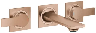 GROHE 3-Loch Waschtischarmatur Unterputz Allure 20189_2 FMS Ausl. 150mm warm sunset gebürstet, 20189 20189DL2