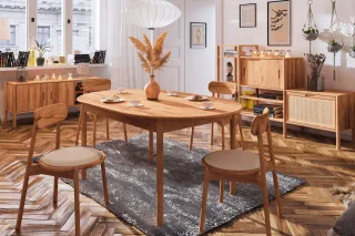 Esstisch Tisch Massivholztisch SAGA Buche massiv 200x80 cm