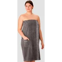 Schiesser Kilt Rom aus weicher Baumwolle, saugstark und 3-fach weitenverstellbar, Kurzform, Frottier, Knöpfe, MADE IN GREEN by OEKO-TEX®