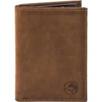 Wolfstrøm Geldbörse 'Sveynå' - Mini-Wallet Herren - Portemonnaie ohne Münzfach - RFID (Design in Germany, Made in EUROPE), RFID-Blocker, Bi-Fold, Hochformat