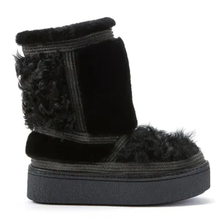 Njorde Schwarze Stiefel