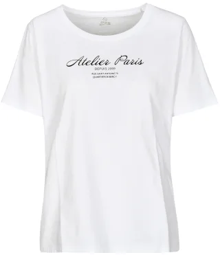 zab company - Da. T-Shirt 1/2 Arm weiss - Gr. - 44
