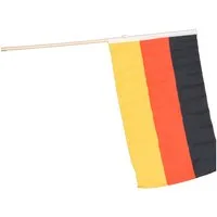 VertriebsArena GmbH Fahne Deutschland Fahne 30x45cm mit Holzstock