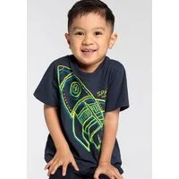 KIDSWORLD T-Shirt RAKETE Kurzarm, Basic-Passform, mit trendigem Druck, Rundhalsausschnitt