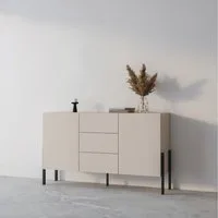 OTTO home Sideboard Jukon, Breite 150 bzw.180 cm, moderne grifflose Kommode, Schubladenschrank 2 Türen/3 Schubkästen, push-to-open-Funktion