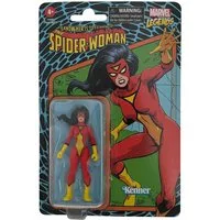 MARVEL Actionfigur Marvel Legends Spider-Woman - Kenner Retro-Collection, bewegliche Acti