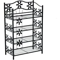 HOMCOM Regal Standregal mit 4 Etagen