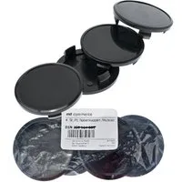 BRANDT AUTOMOTIVE Radkappe 4X 65,8mm Nabenkappen Radnaben Kappen Schwarz Flach für VW BEETLE EOS