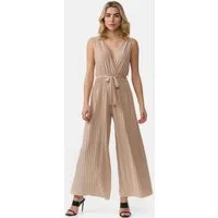 Worldclassca Jumpsuit Worldclassca Jumpsuit Pleated Overalls mit Gürtel Ärmellos Sommer Neu Neue Kollektion - Stilvolle und gemütliche Sommer Mode für Damen