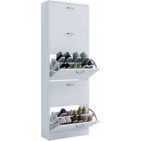 VCM Schuhschrank Holz Regal Schuhschrank Schuhkipper Serie Sipos XL (1-St) 170x59x22cm Schuhregal, Aufbewahrung
