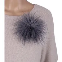 MIRROSI Brosche Edler Federbrosche, Feder-Anstecker im Boho-Vintage Stil, Ausgestattet mit Clip und Anstecknadel für sicheren Halt
