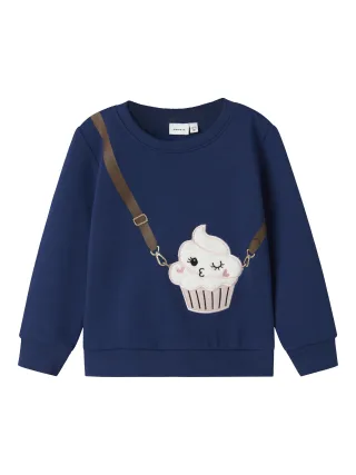 NAME IT - NMFNORA SWEAT BRU BOX blueprint - Gr. - 104
