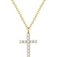 Lulu & Jane Collier Kreuz gelbgold