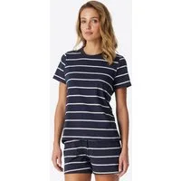 Schiesser Pyjamaoberteil Mix Relax Schlafshirt, Pyjama Shirt, Nachtshirt
