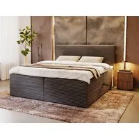 B&B Home Boxspringbett Boxbett Tilia 160 cm 180 cm (H3 Matratze Bonellfederung, Kopfteil, Bettkasten und Topper)