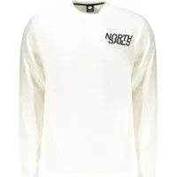 North Sails Sweatshirt Herren-Sweatshirt Rundhals Weiß - Gemütlich mit