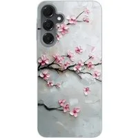 MuchoWow Handyhülle für Samsung Galaxy A16 5G Blüte - Künstlerisch - Rosa - Sakura, Phone Case, Silikon, Schutzhülle Dünn