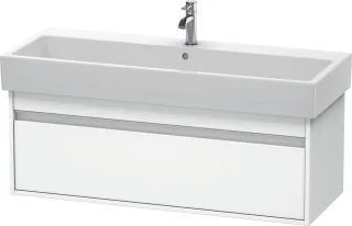 Duravit Ketho Waschtischunterbau wandhängend Weiß Matt 1150x440x410 mm - KT668901818 KT668901818