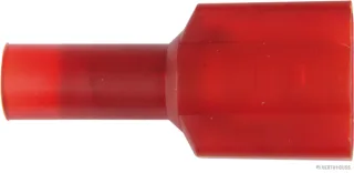 HERTH&BUSS Quetschverbinder, 0,5 - 1 mm², 6,3 x 0,8 mm Flachstecker rot - 50254215