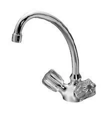 Kaja Classic Spültisch-Einlocharmatur mit, glattem Körper, HU-Auslauf 200mm chrom, 31600-3-C 31600-3-C