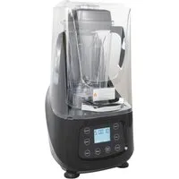 GastroHero Standmixer Barmixer mit Schallschutz 2 Liter Profi Blender leise, 1680 W, Digitales Display mit Programmen, Schallschutzgehäuse