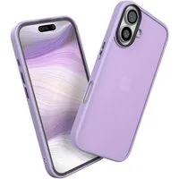 EAZY CASE Handyhülle Outdoor Case für Apple iPhone 16 6,1 Zoll, Schutzhülle mit Kameraschutz Robust Schutzhülle stoßfest Lila Lavendel