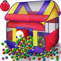 KIDUKU Bällebad KIDUKU® Bällebad Spielzelt mit 300 Bällen + Tasche für drinnen und, draußen