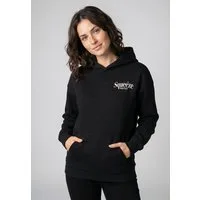 SUBLEVEL Kapuzenpullover Damen Hoodie mit Healthyprints Sweater, Kapuzensweatshirt mit Kängurutasche, mit Kapuze