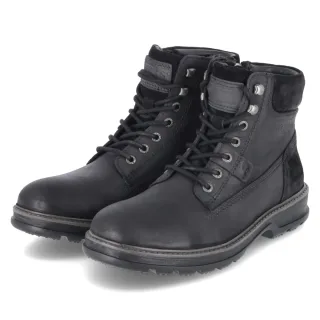 Camel Active Winterboots - Gr. 42 - Schwarz - Leder