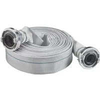 TRIZERATOP Pumpenschlauch Bauschlauch Feuerwehrschlauch Wasserschlauch 2" C/52 mm - 20 m, (Für Pumpen und Löschen)