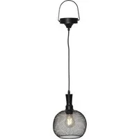 STAR TRADING LED Solarleuchte Solarlampe Sunlight, Tageslichtsensor, LED fest integriert, Warmweiß, Solar-Hängelampe aus Metall, 5Lm, Dämmerungssensor