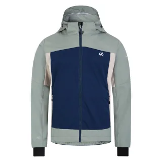 Dare 2B - "Mountaineer" Softshelljacke für Herren (Dunkel-Jeansblau/Lilienblatt Grün)