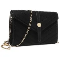 Miss Lulu Clutch Damen-Clutch – Elegante Abendtasche mit Kette