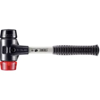 HALDER SIMPLEX - Schonhammer mit verstärktem Tempergussgehäuse und Fiberglasstiel, Plastik - 3726.050