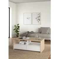Home affaire Couchtisch Next Beistelltisch, Wohnzimmertisch, Abstelltisch, Ablagefläche, 2 Schubladen, Breite 120 cm, Höhe 45 cm