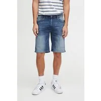 Blend Shorts BHTWISTER-denimshorts mit Markenlabel, aus Baumwollmischung, Regular Fit, knielange Form